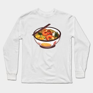 Yummy Ramen Delights: Tasty T-Shirt for Noodle Lovers! Long Sleeve T-Shirt